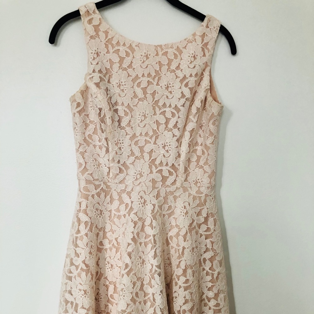 Light pink lace dress
